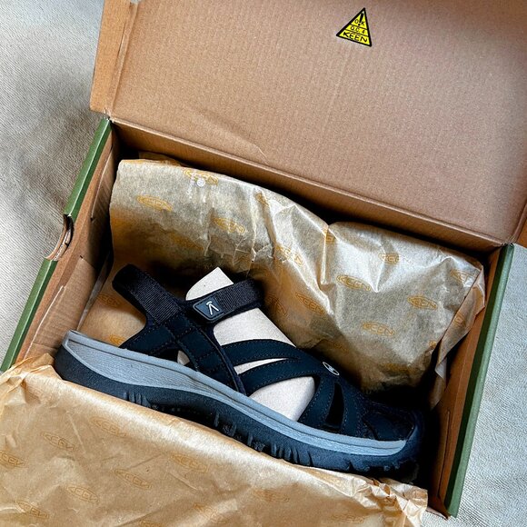 Keen Shoes - KEEN Women's Rose Sandals in Black/Neutral Gray